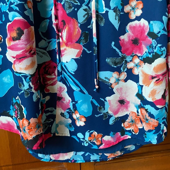 Charles Henry Floral Shirtdress, XS - Picture 6 of 8